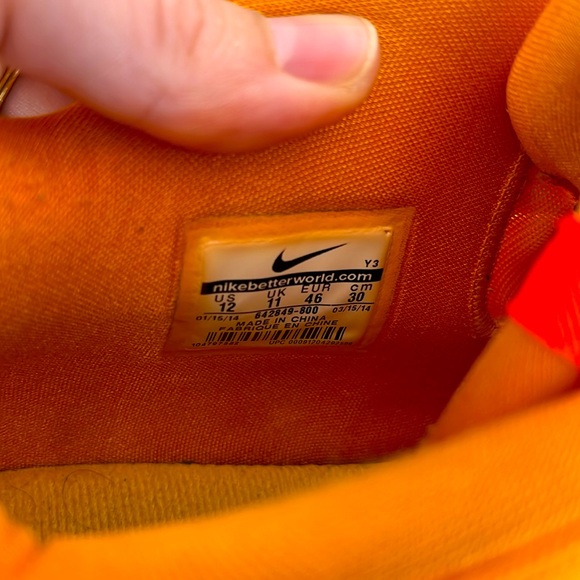 Nike Air Max LeBron James XI 11 Floridian Atomic Orange Mango Men’s Size 12 - Picture 7 of 8